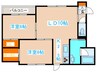フル－ル 2LDKの間取り