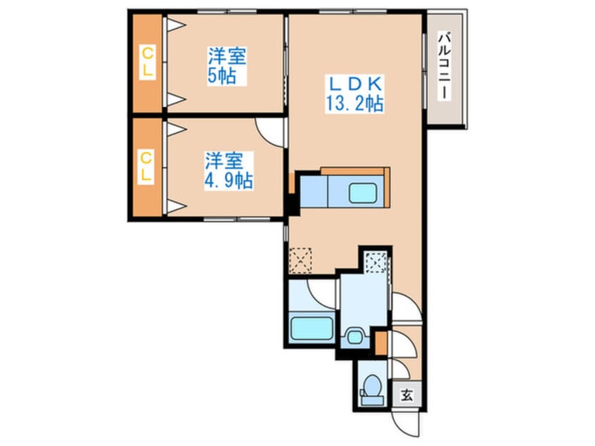 間取図 アレグリア琴似