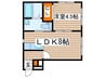 Maison　Kamuy　Hokudaimae 1LDKの間取り