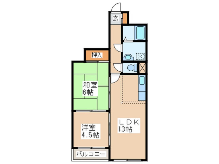 間取図 パ－クアベニュ－広和 No.10