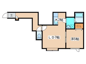 間取図 アルカディア五番館