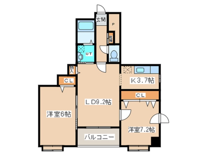 間取図 第10北海マンション