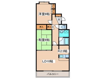 間取図 リラコ－ト９６