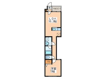 間取図 トレジャ－キャッスル参番館
