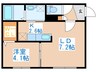 Eternal Aqua 1LDKの間取り