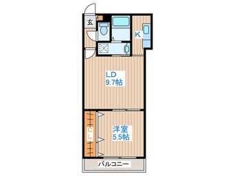 間取図 リヴェ－ル山鼻