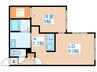 モントクレア 1LDKの間取り
