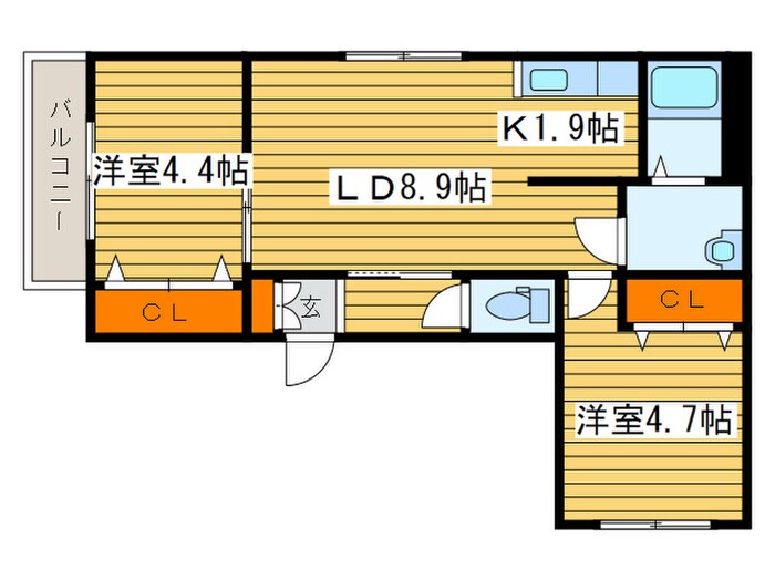 間取り図 レガリア豊平公園