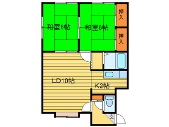 間取図 ハイツサングリ－ン