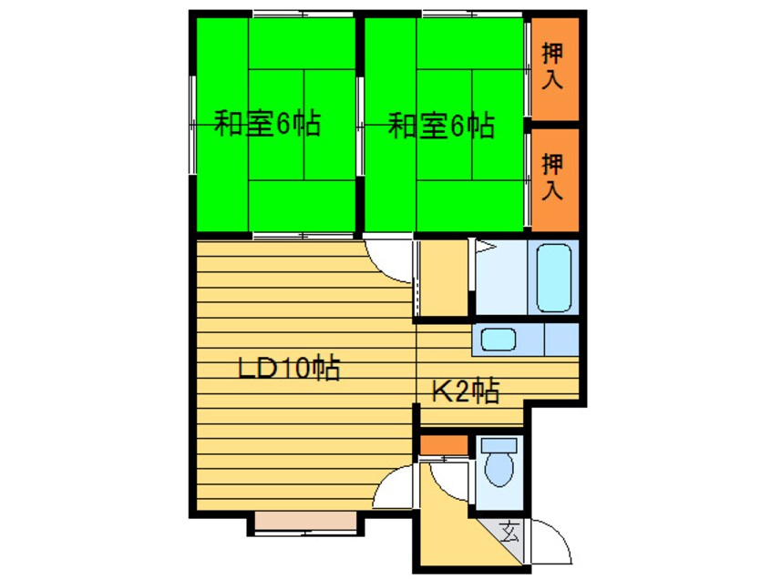 間取図 ハイツサングリ－ン