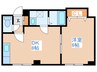 すまいーる ララ 1DKの間取り