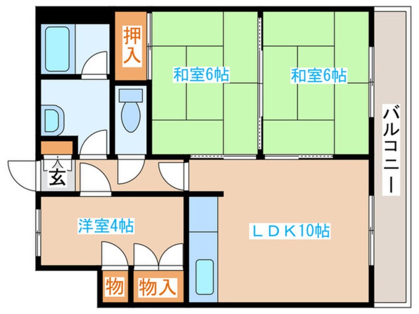 間取図 園部ビル