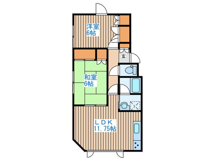 間取り図 宮の沢２－２ハウス