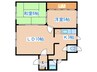 ひまわりハイツ 2LDKの間取り