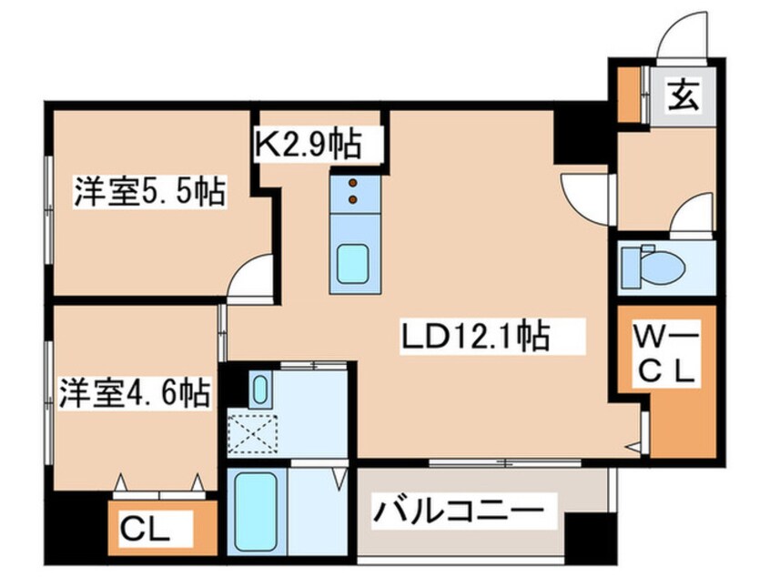 間取図 F006