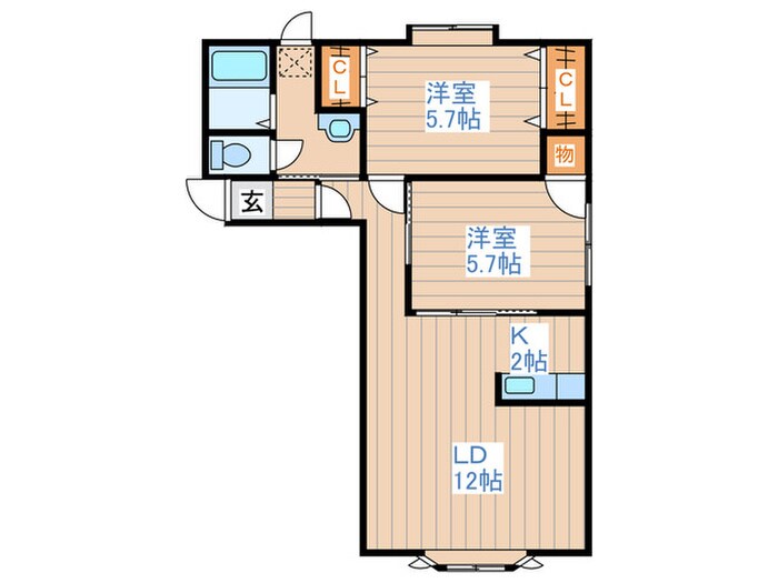 間取り図 エタ－ナルニシヤ３０