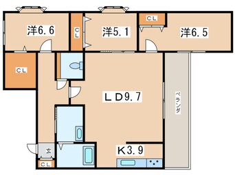 間取図 フェスタリア宮の森