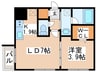 Cloud lore宮の森 1LDKの間取り
