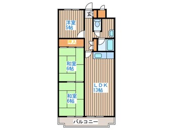 間取図 高伸ハイツ