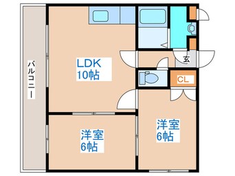 間取図 プログレスシティ菊水