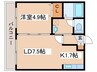 ＤＵＡＬ　Ｍ＆Ｙ　北３９条 1LDKの間取り