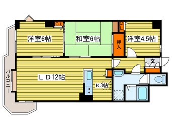 間取図 オリンピア南9条マンション