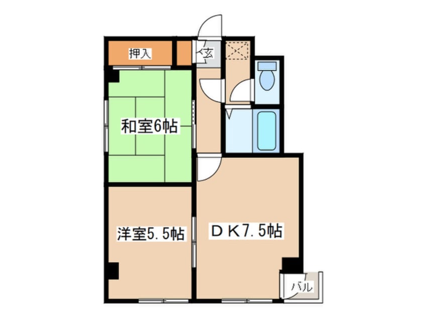 間取図 日光ハイツ２