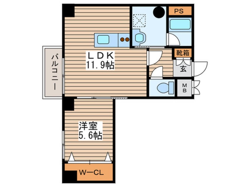 間取図 ソールタワー大通