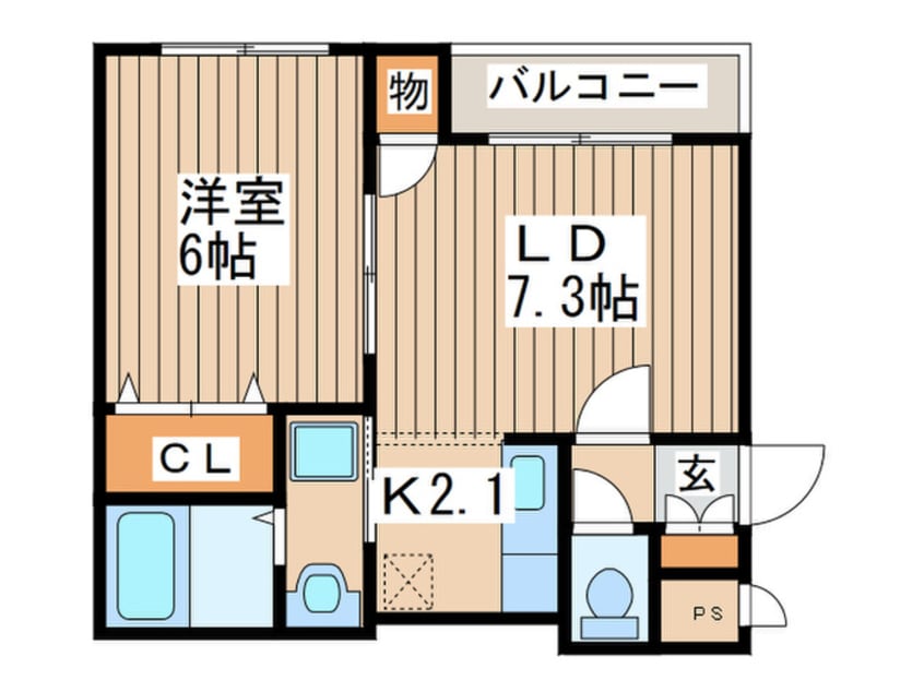 間取図 グランプラス山の手