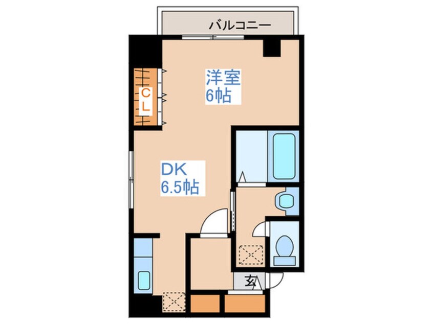 間取図 エクセレントハウス豊平３７