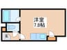 吉田ビル 1Rの間取り