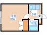 澄川銀座パレス 1Kの間取り