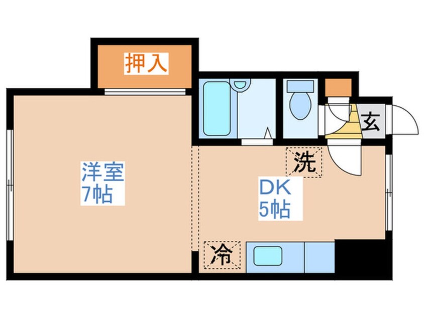 間取図 ルピナス南平岸