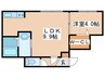 PositanoW18 1LDKの間取り