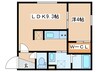 PositanoW18 1LDKの間取り