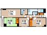 ト－ワ北７条 3LDKの間取り