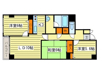 間取図 ト－ワ北７条