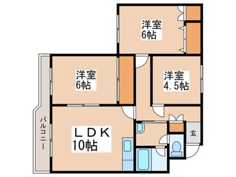 間取図 ロワイヤルハイム山鼻