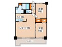 マイスターシャーレ桑園の間取図