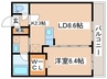 ＬＩＥＮ　Ｎ３３ 1LDKの間取り