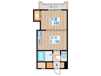 間取図 エンドレス琴似B棟