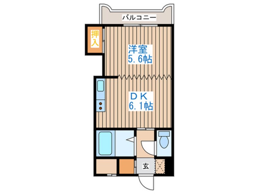 間取図 エンドレス琴似B棟