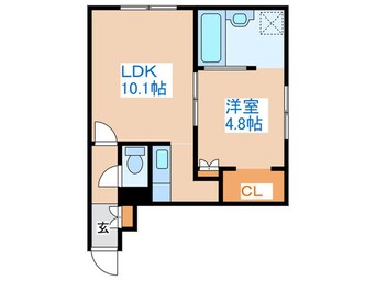 間取図 ルミエール東札幌Ｃ