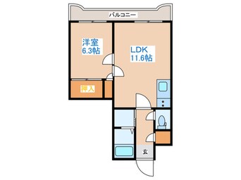 間取図 ティアラ手稲本町