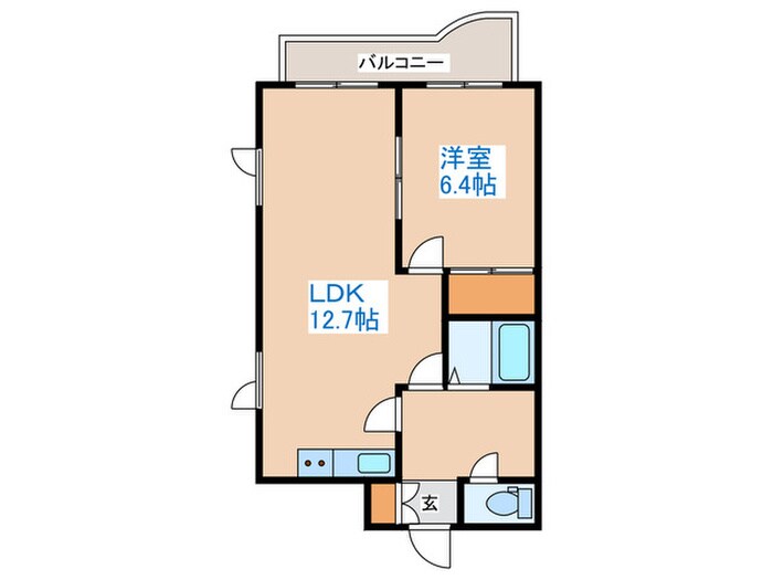 間取り図 ティアラ手稲本町