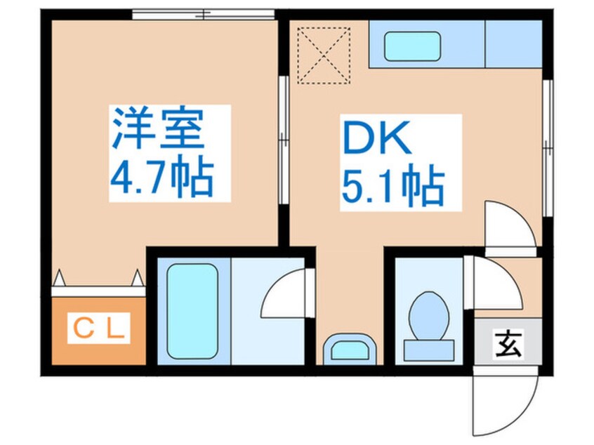 間取図 ブリスコート