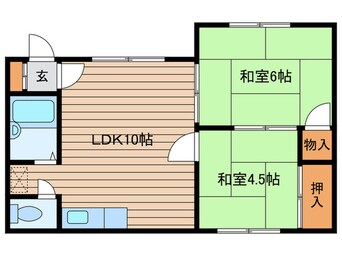 間取図 鈴木ハイツＢ