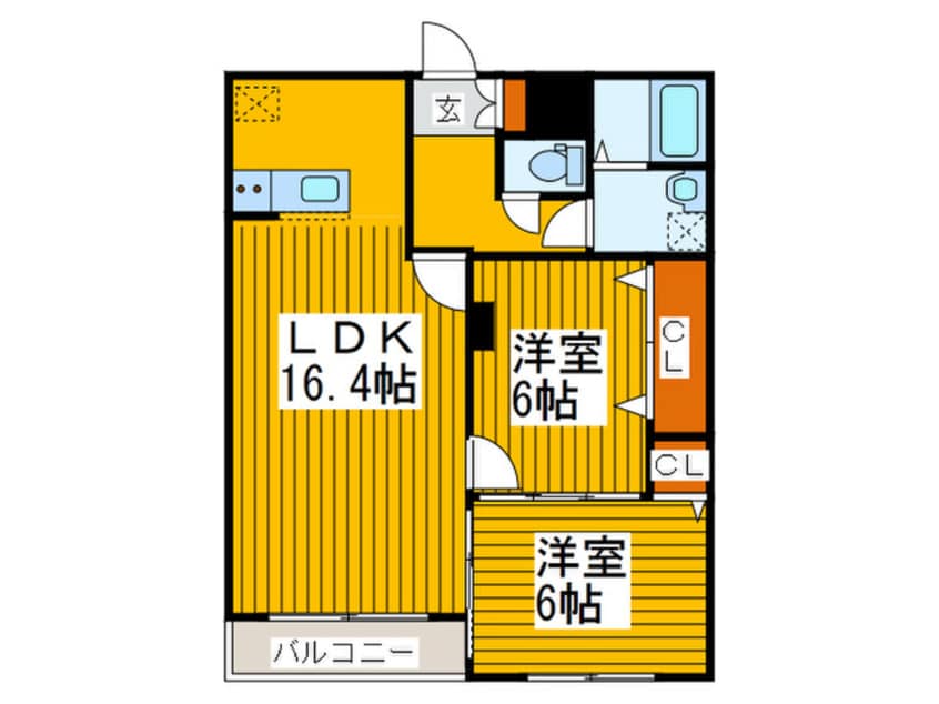 間取図 アビタ発寒Ⅰ