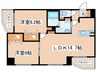 ニューライフサッポロ 2LDKの間取り