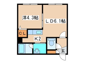 間取図 ELLE南麻生